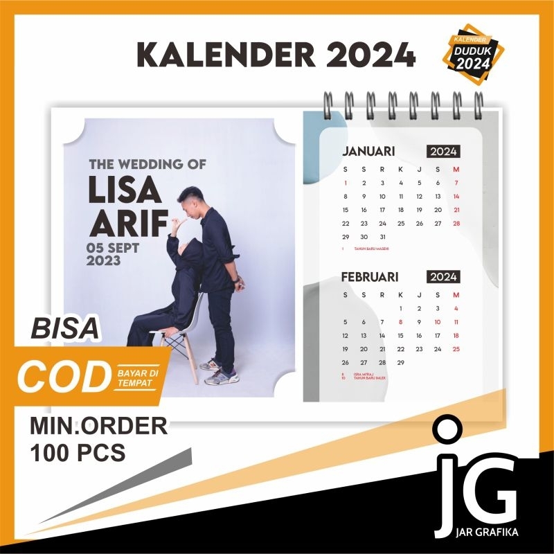 Jual Souvenir Kalender Duduk Custom | Shopee Indonesia