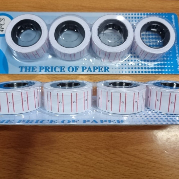 Jual EM Label print cetak harga isi 4 roll | Shopee Indonesia