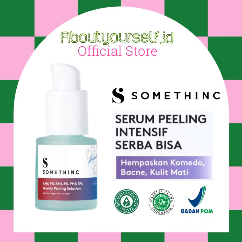 Jual SOMETHINC AHA BHA PHA weekly Peeling Solution Full size Original ...