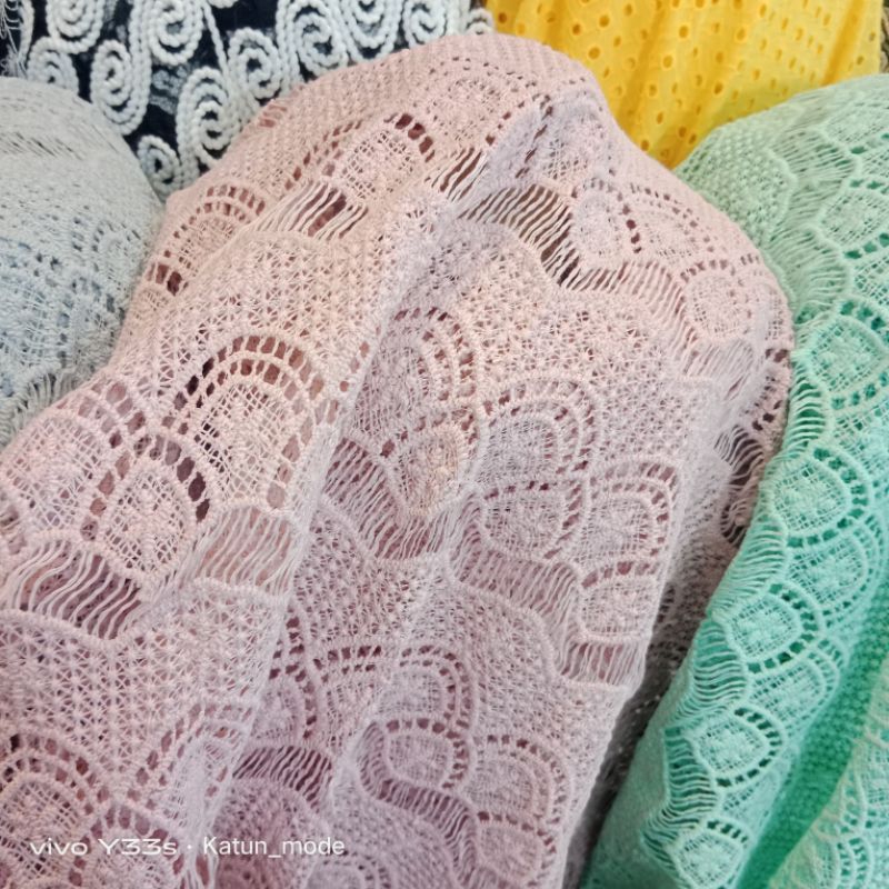 Jual bahan kain brokat katun harga untuk (1meter) | Shopee Indonesia