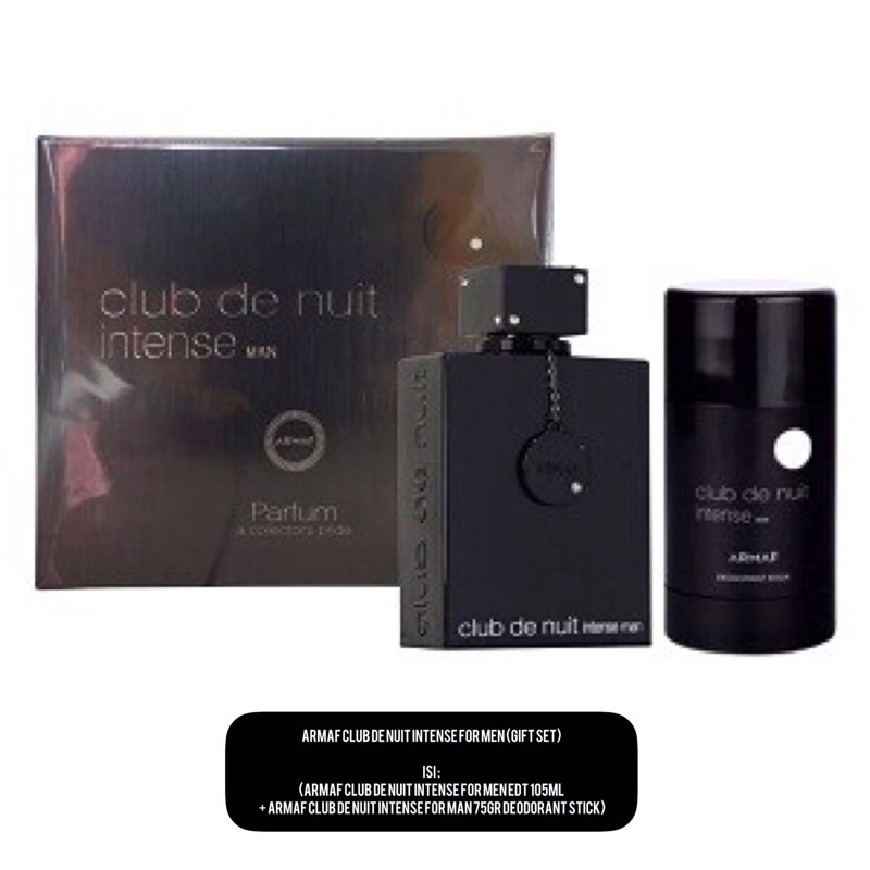 Jual Armaf Club De Nuit Intense For Men (Gift Set) | Shopee Indonesia