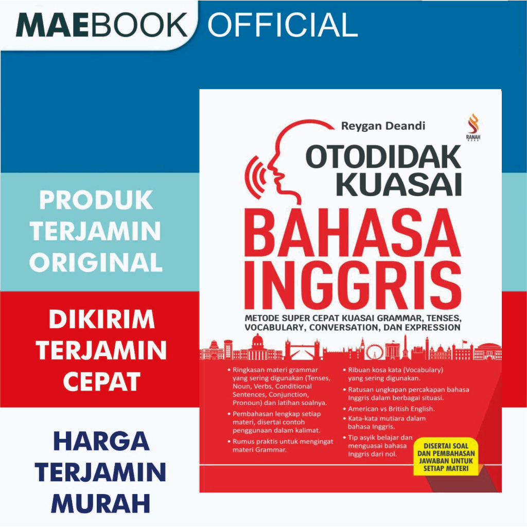 Jual Buku Panduan Belajar Otodidak Kuasai Bahasa Inggris - Ranah Buku ...