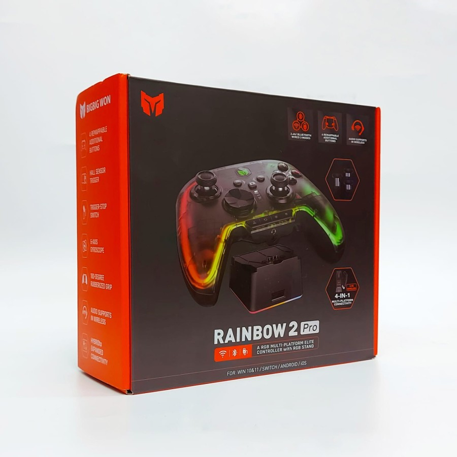 Jual BIGBIG WON RAINBOW 2 Pro Wireless Gamepad Game Controller PC