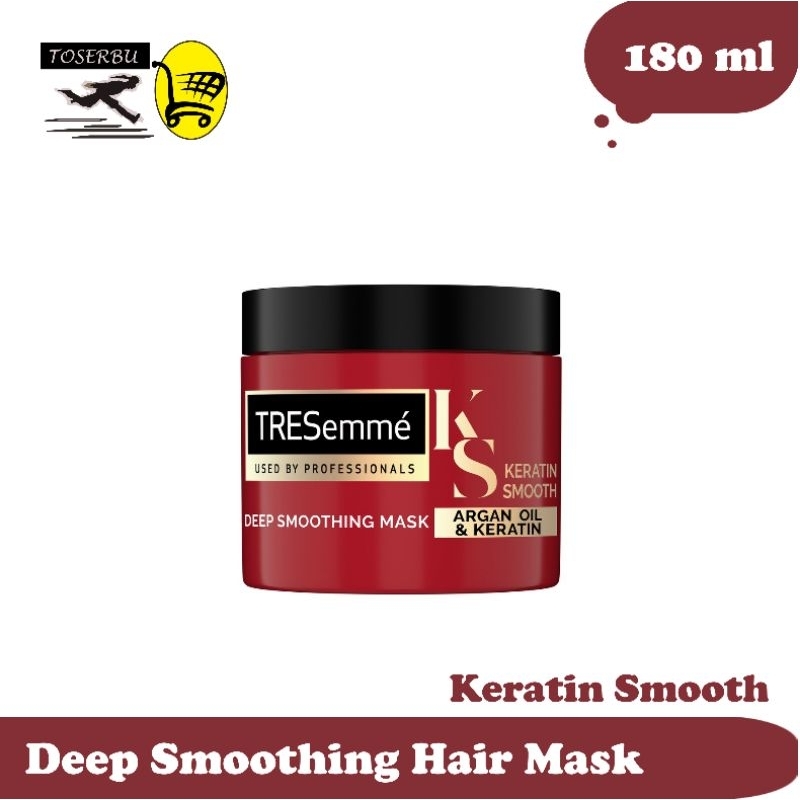 Jual TRESEMME Deep Smoothing Hair Mask - Keratin Smooth 180ml | Shopee ...