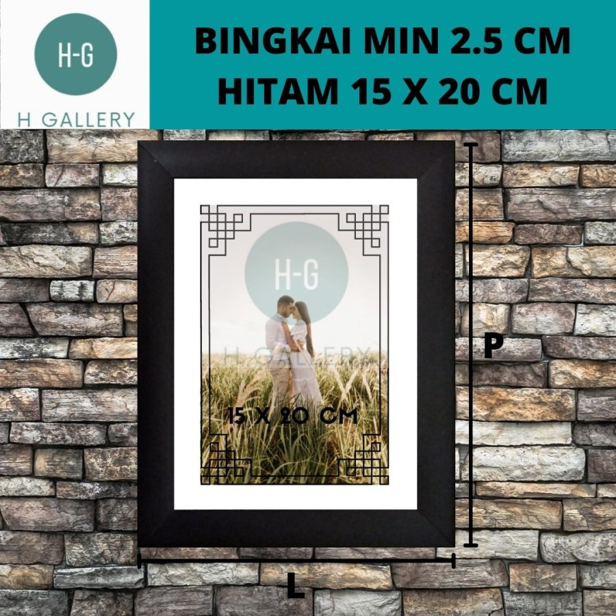 Jual 6R - BINGKAI / FIGURA FOTO BINGKAI 6R MINIMALIS (15 X 20 CM ...