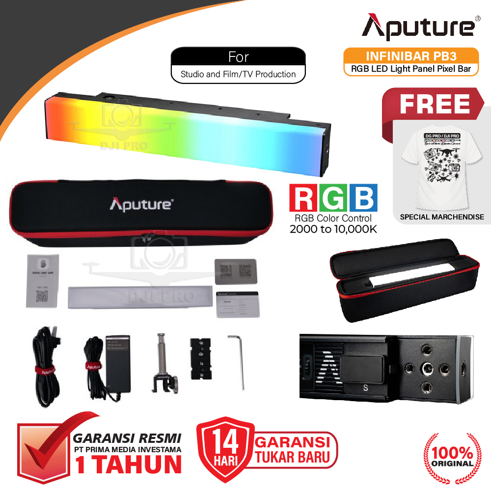 Jual Aputure INFINIBAR PB3 PB 3 RGB LED Light Panel RGBWW Pixel Bar ...