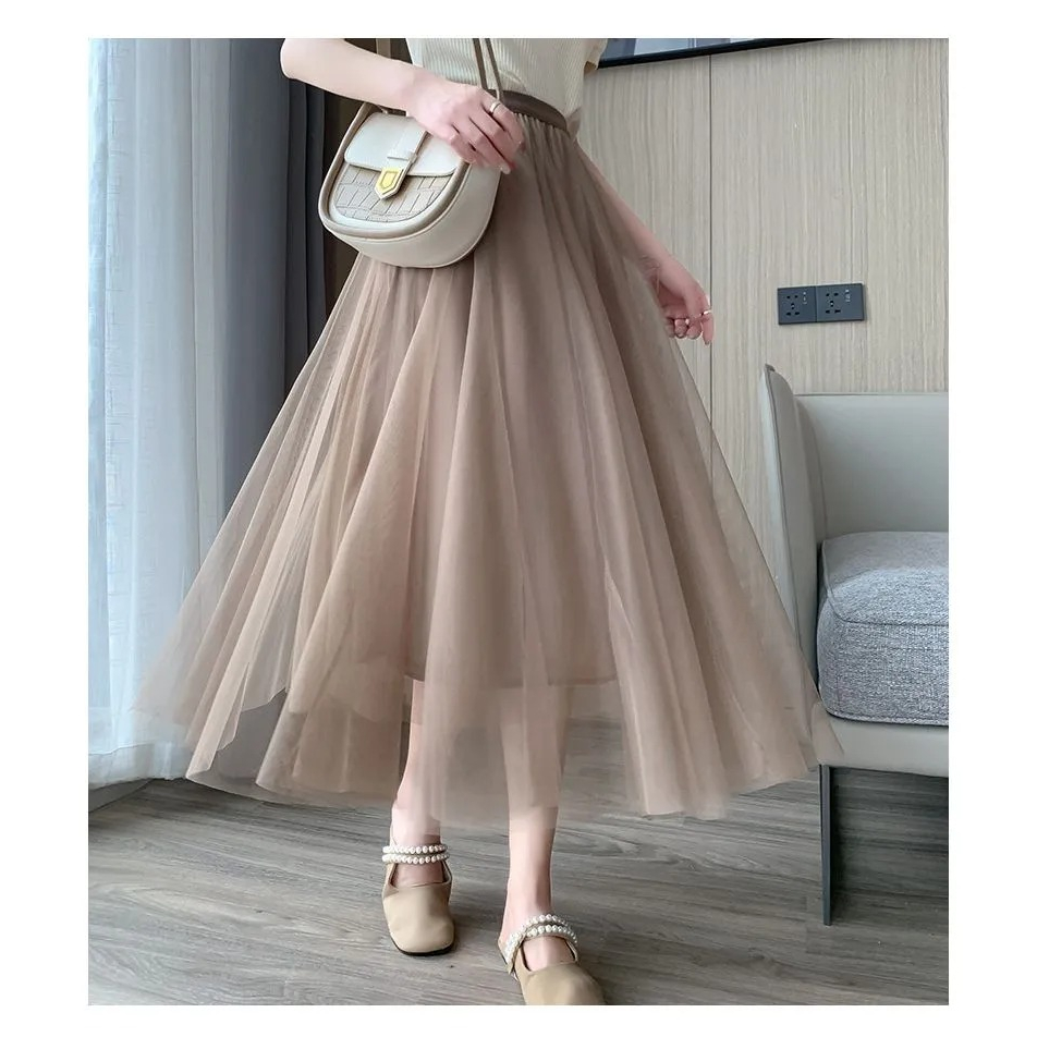 Jual Comfitstore FAS3 Rok Tutu Panjang Model Jaring Korea Wedding Long ...