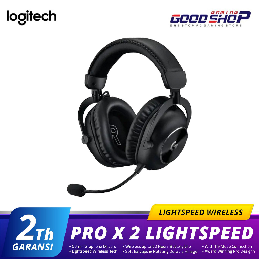 Jual Logitech G PRO X 2 LIGHTSPEED Headset Gaming Wireless Bluetooth