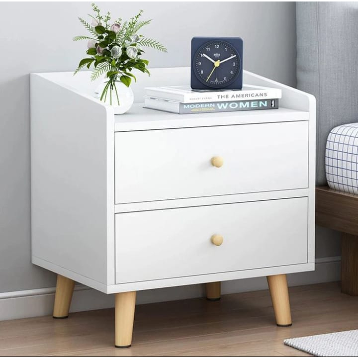 Jual Nakas Minimalis Bedside Table Minimalis Kayu Jati Shopee Indonesia