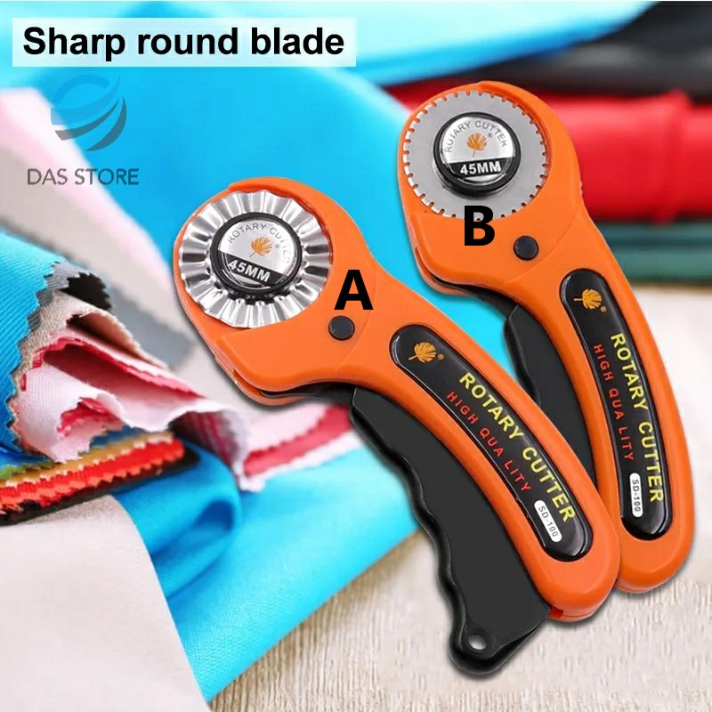 Jual Rotary cutter model gerigi 45mm cutter skip porporasi tanda sobek
