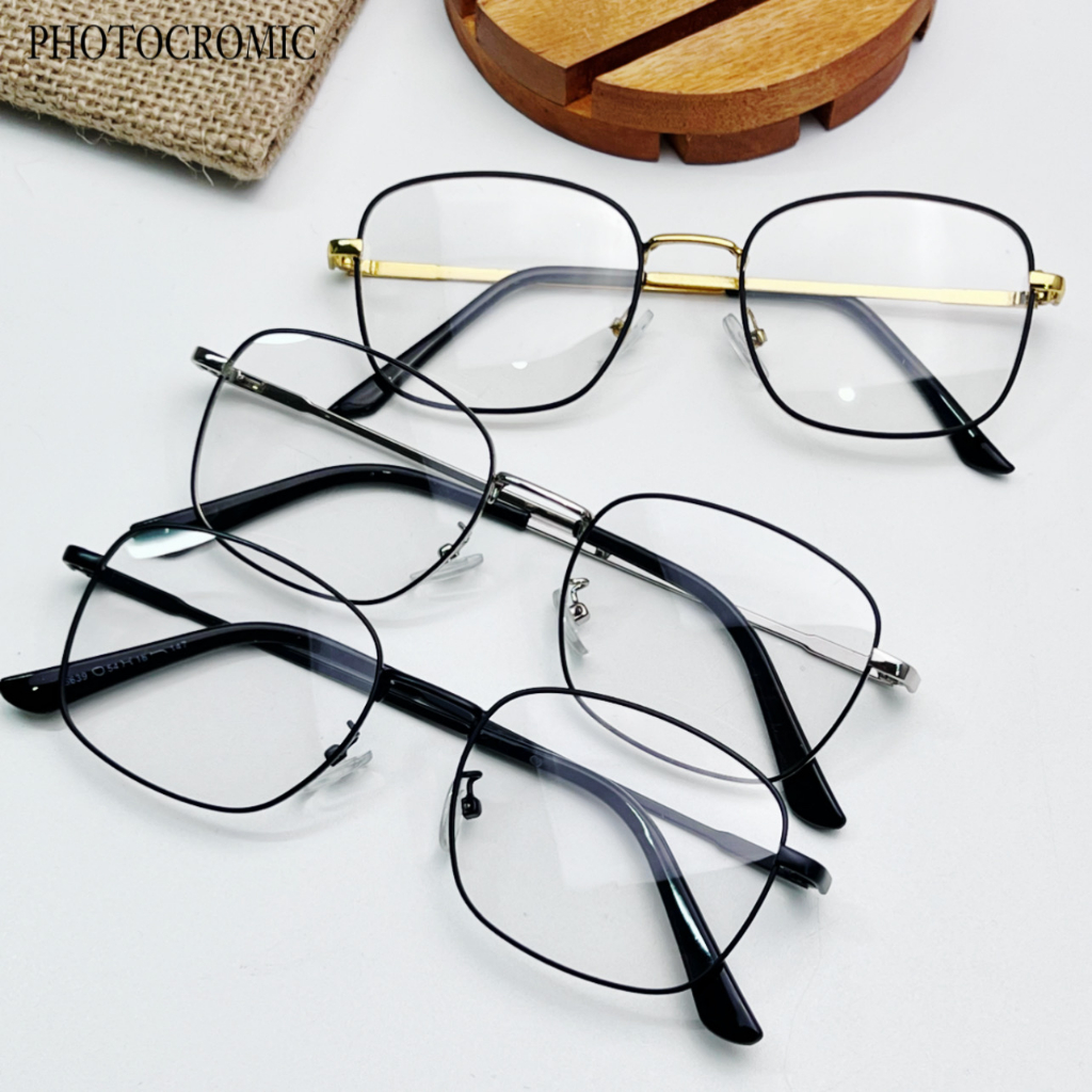 Jual Kacamata Photocromic Frame Besi Kacamata Berubah Warna Secara ...