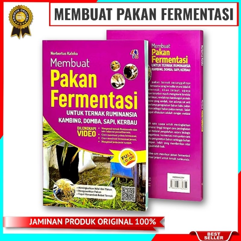 Jual Buku Peternakan Panduan Membuat Pakan Fermentasi Untuk Ternak