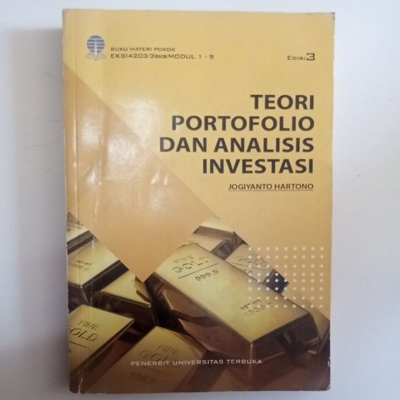 Jual Buku Modul Ut Teori Portofolio Dan Analisis Investasi Universitas