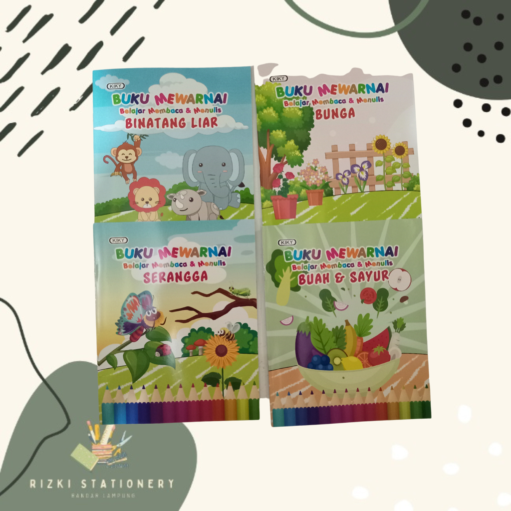 Jual Buku Mewarnai Anak Buku Mewarnai Kiky Buku Mewarnai Kecil