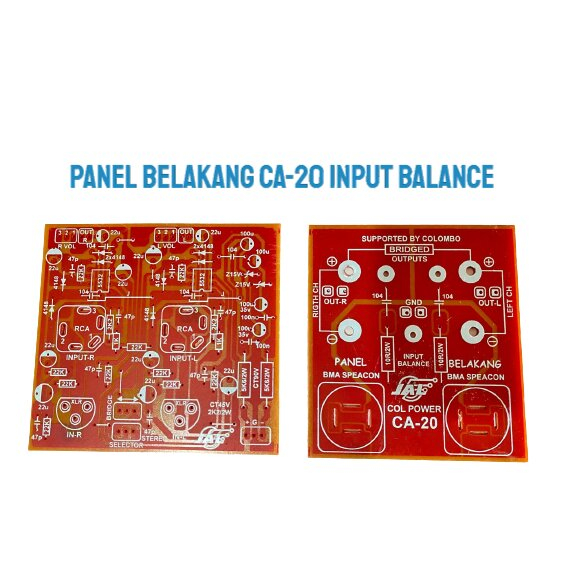 Jual PCB BELAKANG CA-20 PANEL BELAKANG BOX CA 20 PANEL BELAKANG ...