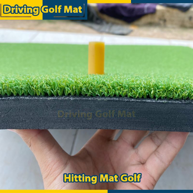 Jual karpet driving golf / hitting mat golf swing / matras golf helipad ...