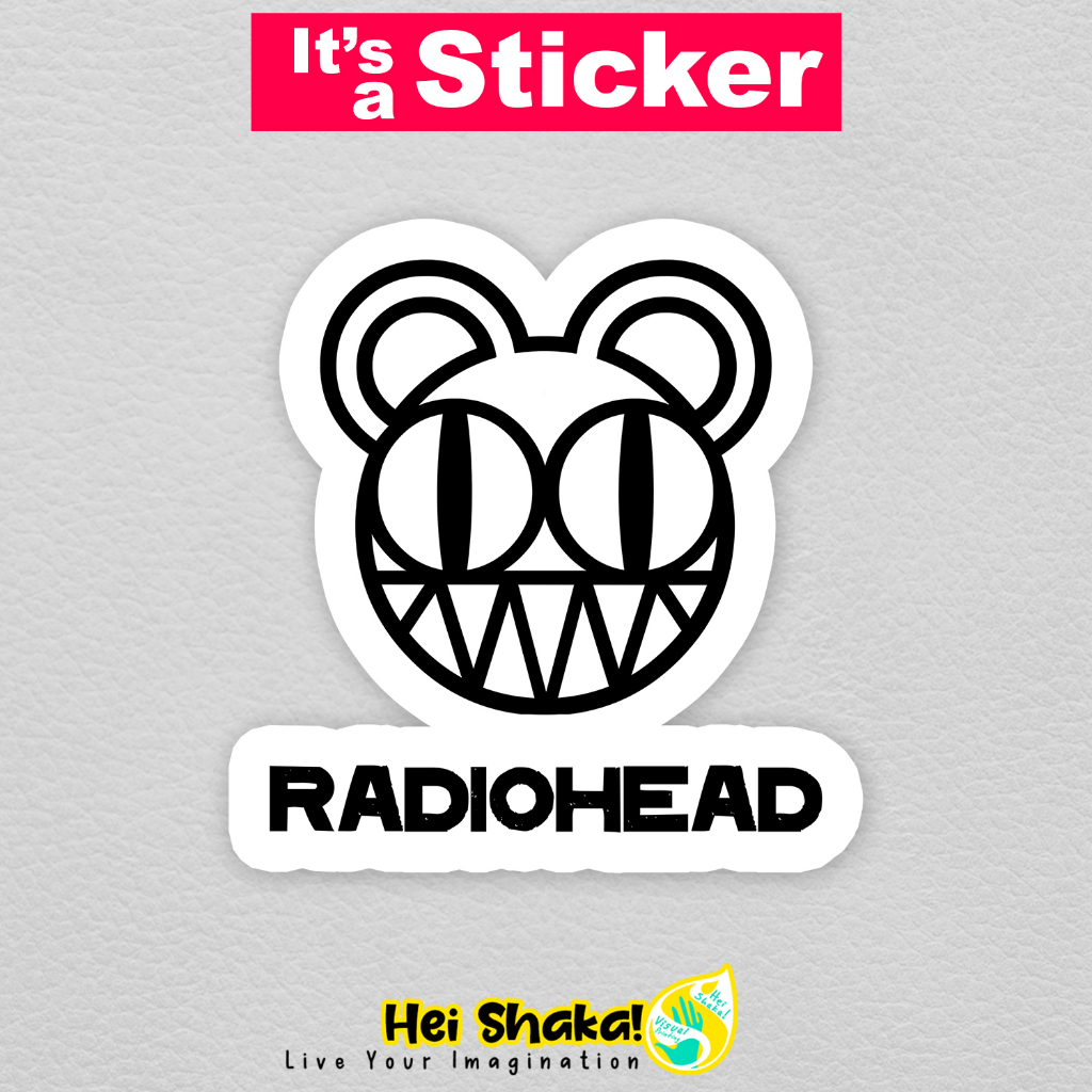 Jual Stiker RADIOHEAD Sticker Musik Band Vinyl Anti Air Shopee Indonesia