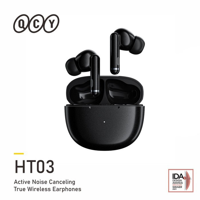 Jual QCY HT03 TWS ANC Wireless Earphone - Black | Shopee Indonesia