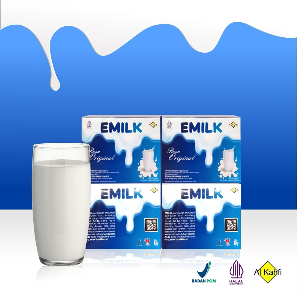 Jual EMILK SUSU KAMBING ETAWA BUBUK KEMASAN ISI 10 SACHET MENJAGA ...