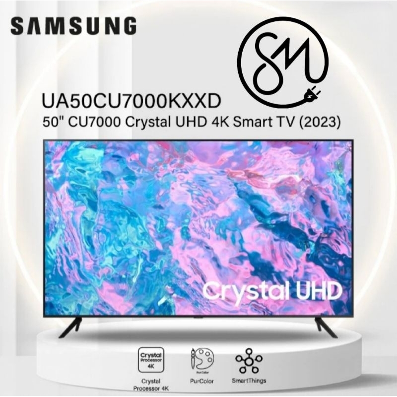 Jual LED TV Samsung UA50CU7000KXXD 50 inch Crystal UHD 4K 50CU7000