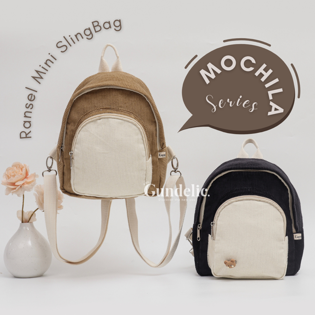 Jual Ransel Mini Multifungsi Mochila Series By Gundelic | Shopee Indonesia