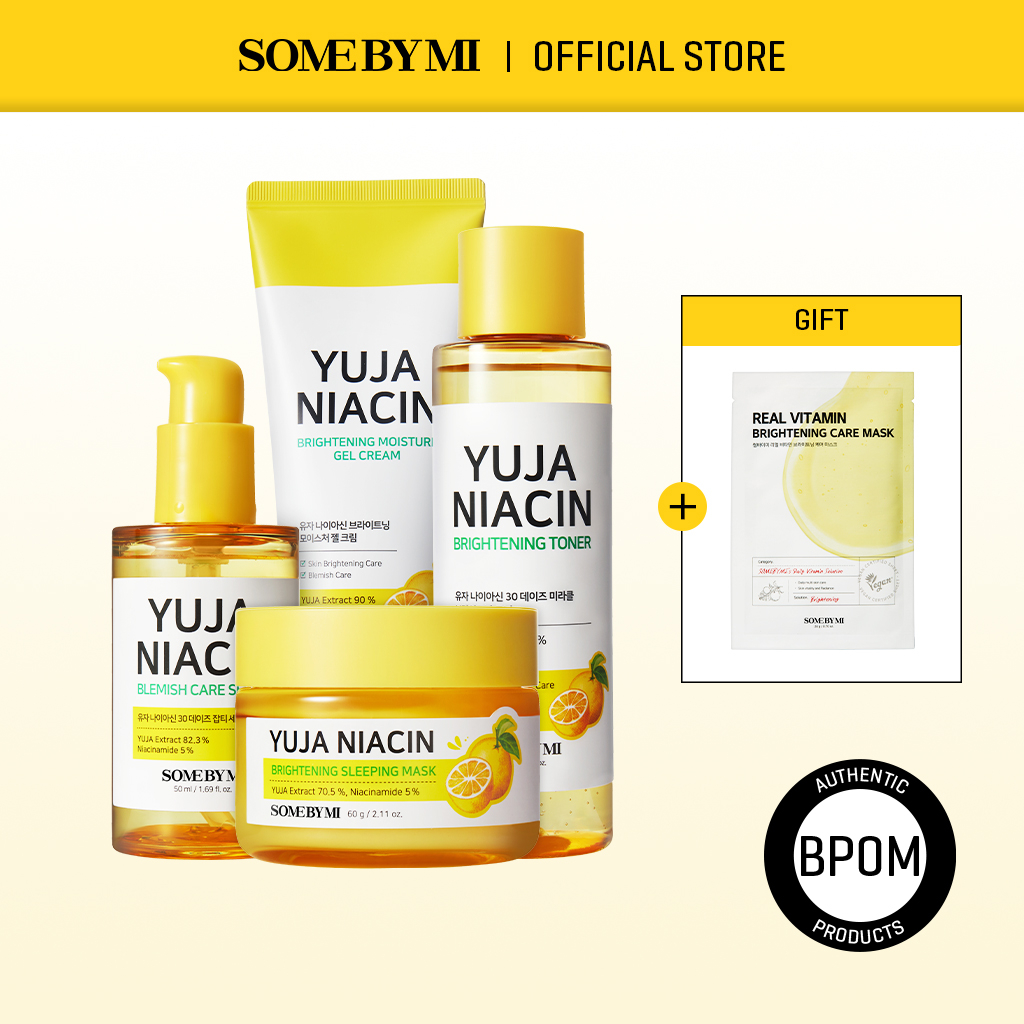 Jual SOME BY MI Yuja Niacin Brightening 4 Step Set | Shopee Indonesia