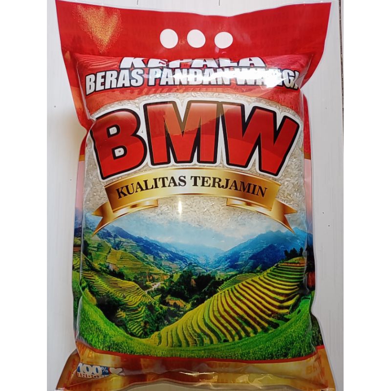 Jual Beras BMW kemasan premium 5kg | Shopee Indonesia