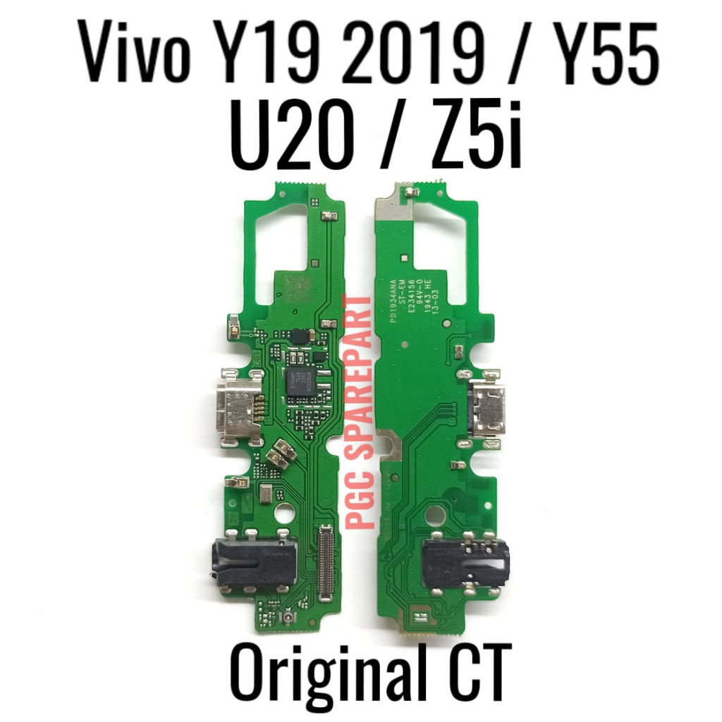 Jual Original CT Ada IC Papan PCB Charger Mic Handsfree Vivo Y19