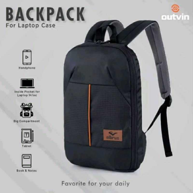 Jual Tas ransel laptop 14 inch full pen organizer | Shopee Indonesia
