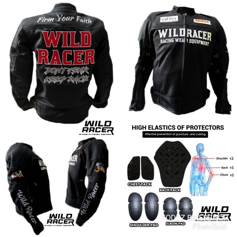 Jual Jaket wild racer hera premium wildracer vintage whells gunmental ...