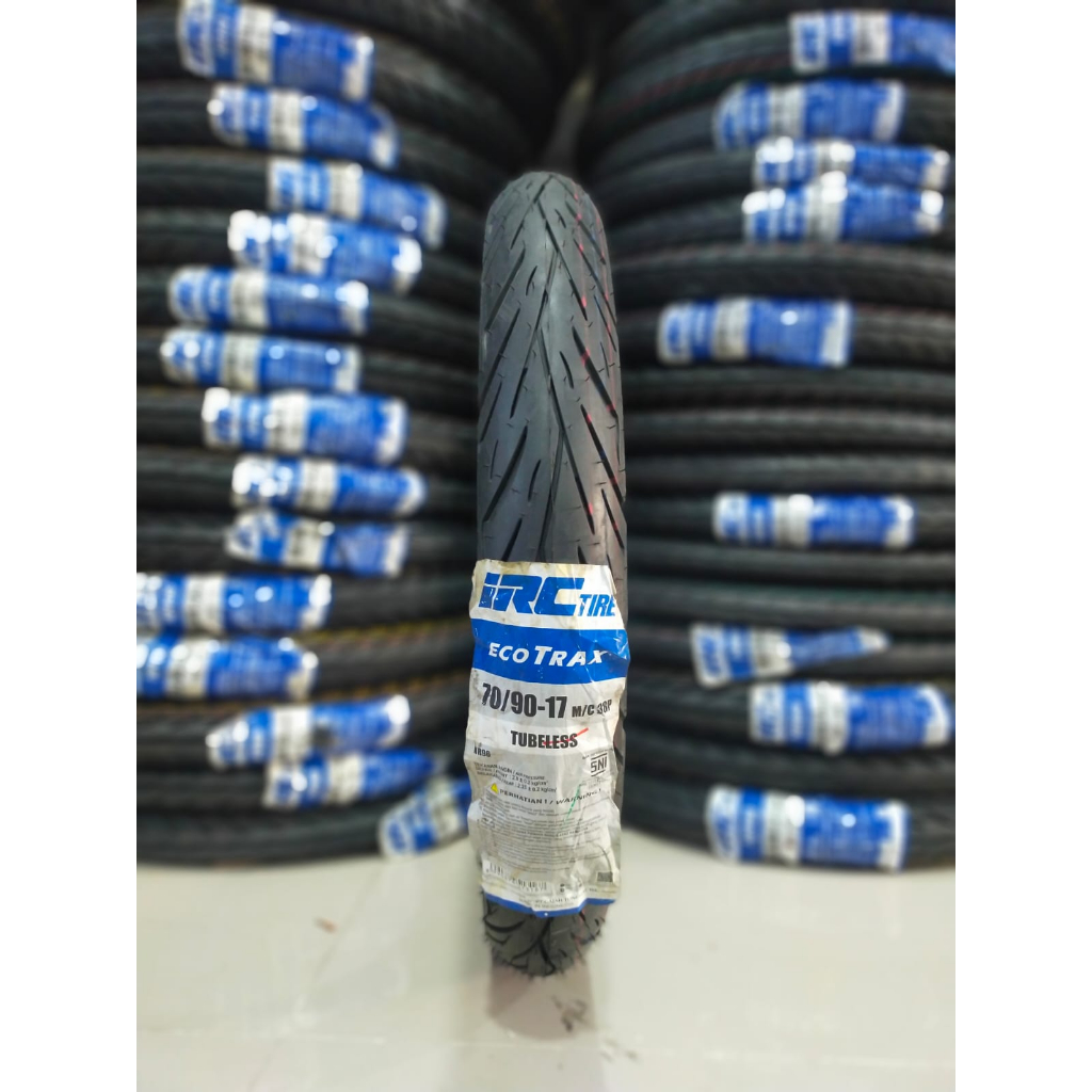 Jual IRC ECOTRAX 70/90-17 80/90-17 Ban Motor Ring 17 Tubeless Untuk ...