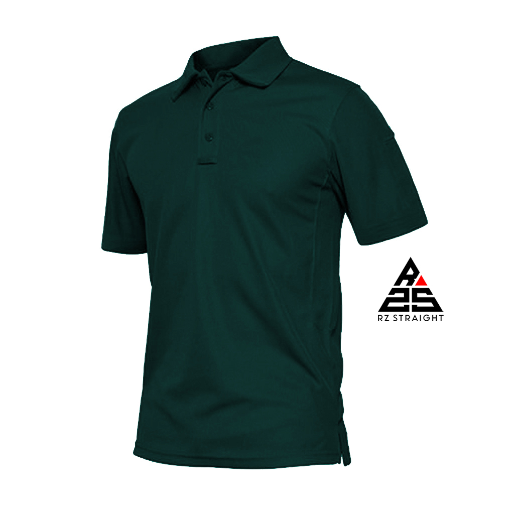 Jual Rz Straight Kaos Polo Kerah Lengan Pendek Polos Unisex Baju Kerja Baju Santai Shopee