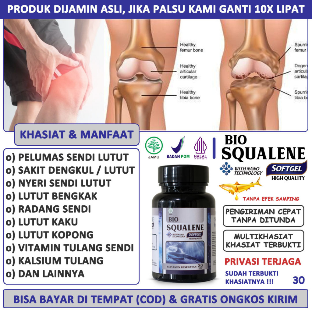 Jual vitamin sendi lutut Harga Terbaik & Termurah Maret 2024