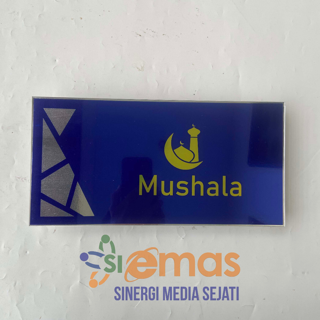 Jual Papan Akrilik Tanda Ruang Mushala Akrilik Lambang Mushola