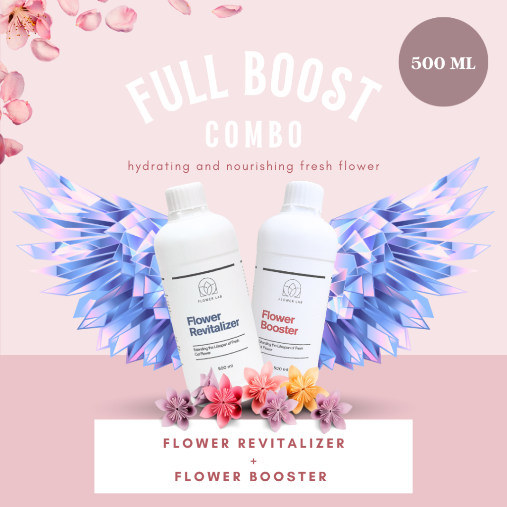 Jual PAKET FULL BOOST 500ML Flower Booster + Flower Revitalizer Nutrisi ...
