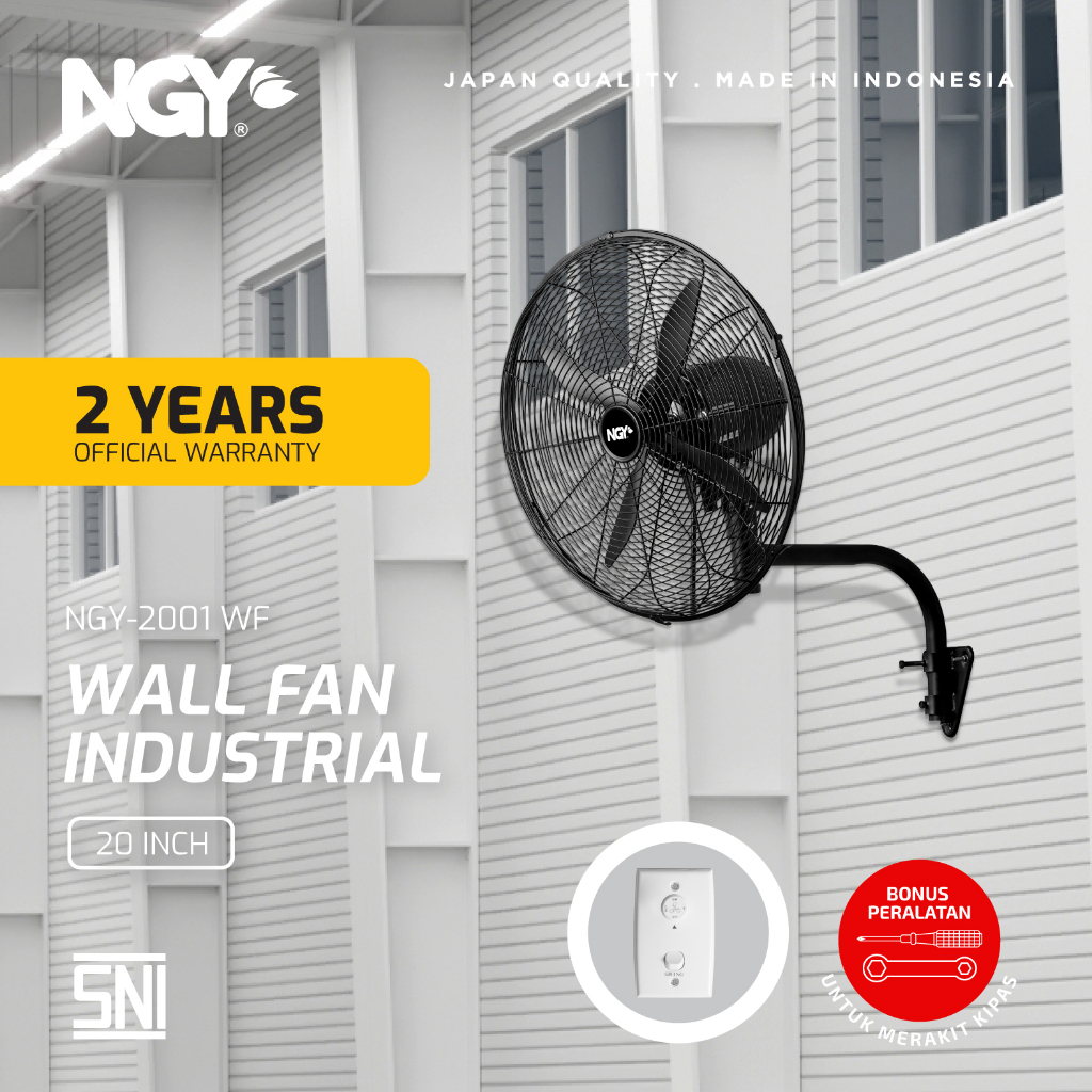 Jual Ngy Industrial Wall Fan Kipas Angin Dinding Inch Ngy Wf