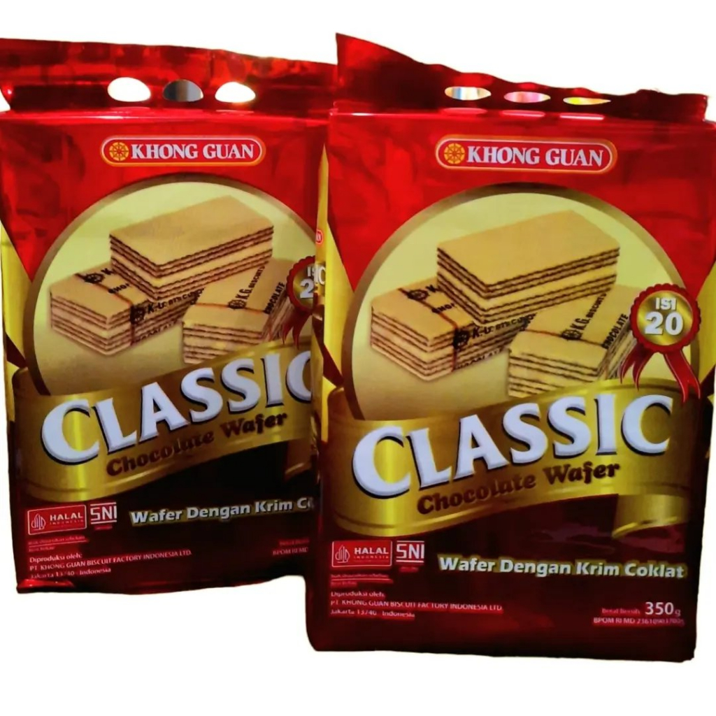 Jual KHONG GUAN WAFER CLASSIC 350GR | Shopee Indonesia