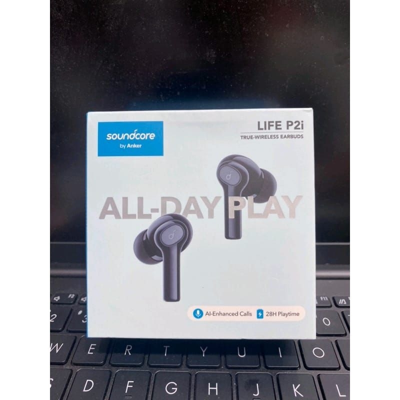 Jual EARBUDS BLUETOOTH SOUNDCORE BY ANKER LIFE P2i ORIGINAL BLACK TRUE ...