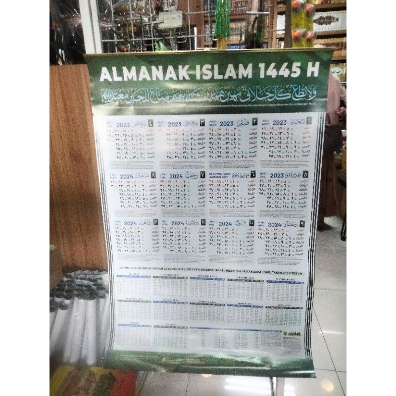 Jual Almanak Islam 1445 H kalender Hijriyah  Shopee Indonesia