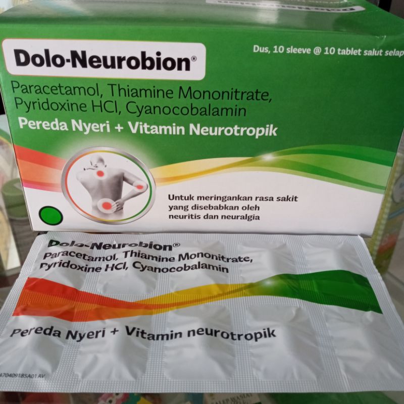 Jual DOLO NEUROBION 1 STRIP 10 TABLET II vitamin B1,B6,B12 Shopee