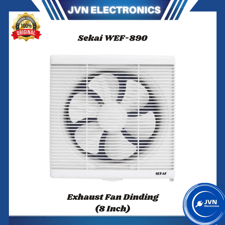 Jual Exhaust Fan Dinding Sekai WEF-890 8 Inch | Shopee Indonesia