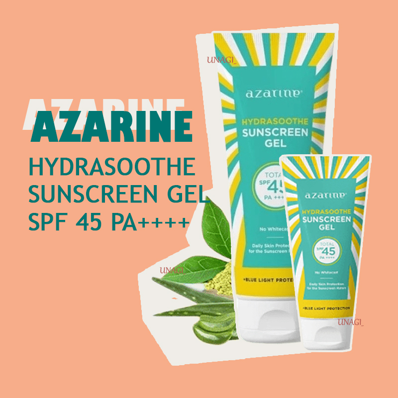 Jual AZARINE Hydrasoothe Sunscreen Gel SPF 45 PA++++ 30ml Shopee