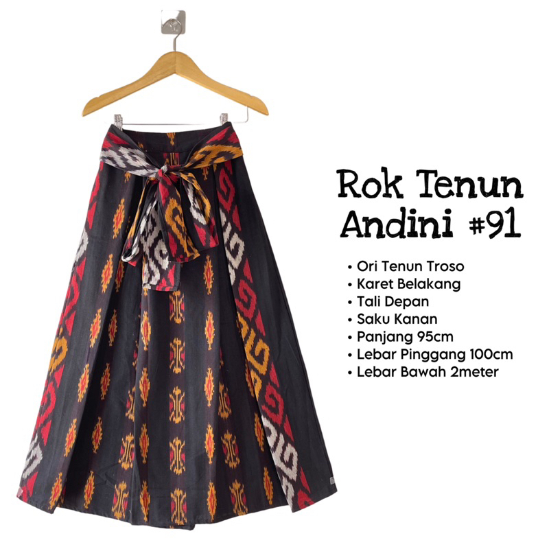 Jual Rok Tenun Panjang Ori Tenun Troso - Rok Tenun Motif Ethnic - Rok ...