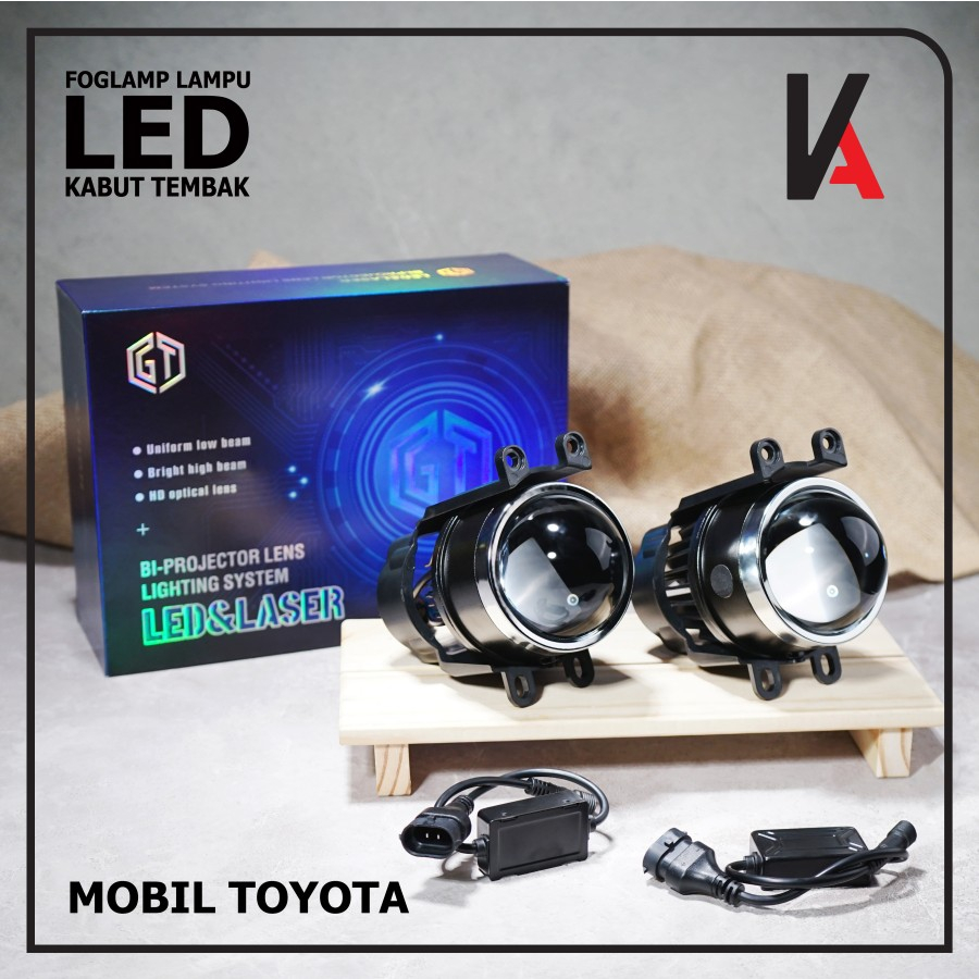 Jual Projector Led Foglamp Fog Lamp Lampu Kabut Tembak Led Mobil Toyota Universal Shopee