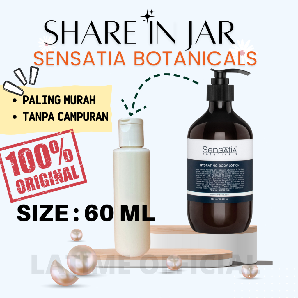 Jual [SHARE IN JAR] Sensatia Botanicals Hydrating Body Lotion Shopee