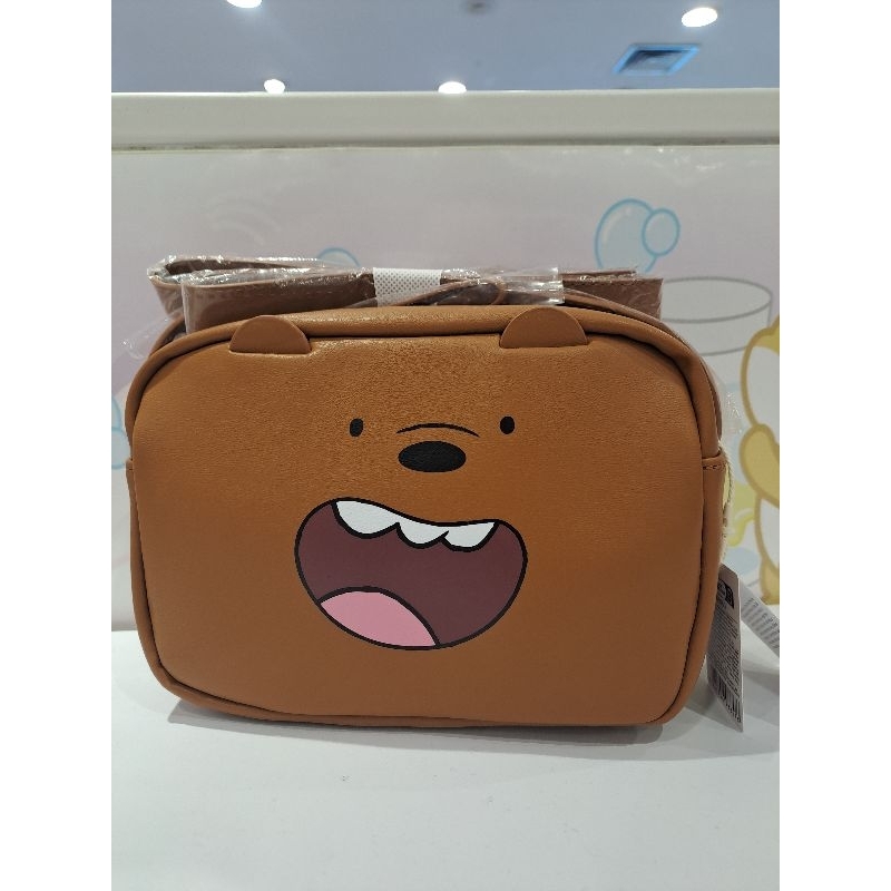 Miniso we bare bears crossbody shoulder bag
