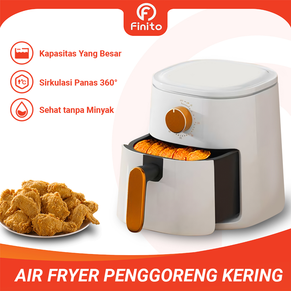 Jual Air Fryer 4L Mesin Penggorengan Tanpa Minyak Low Watt Ramah ...