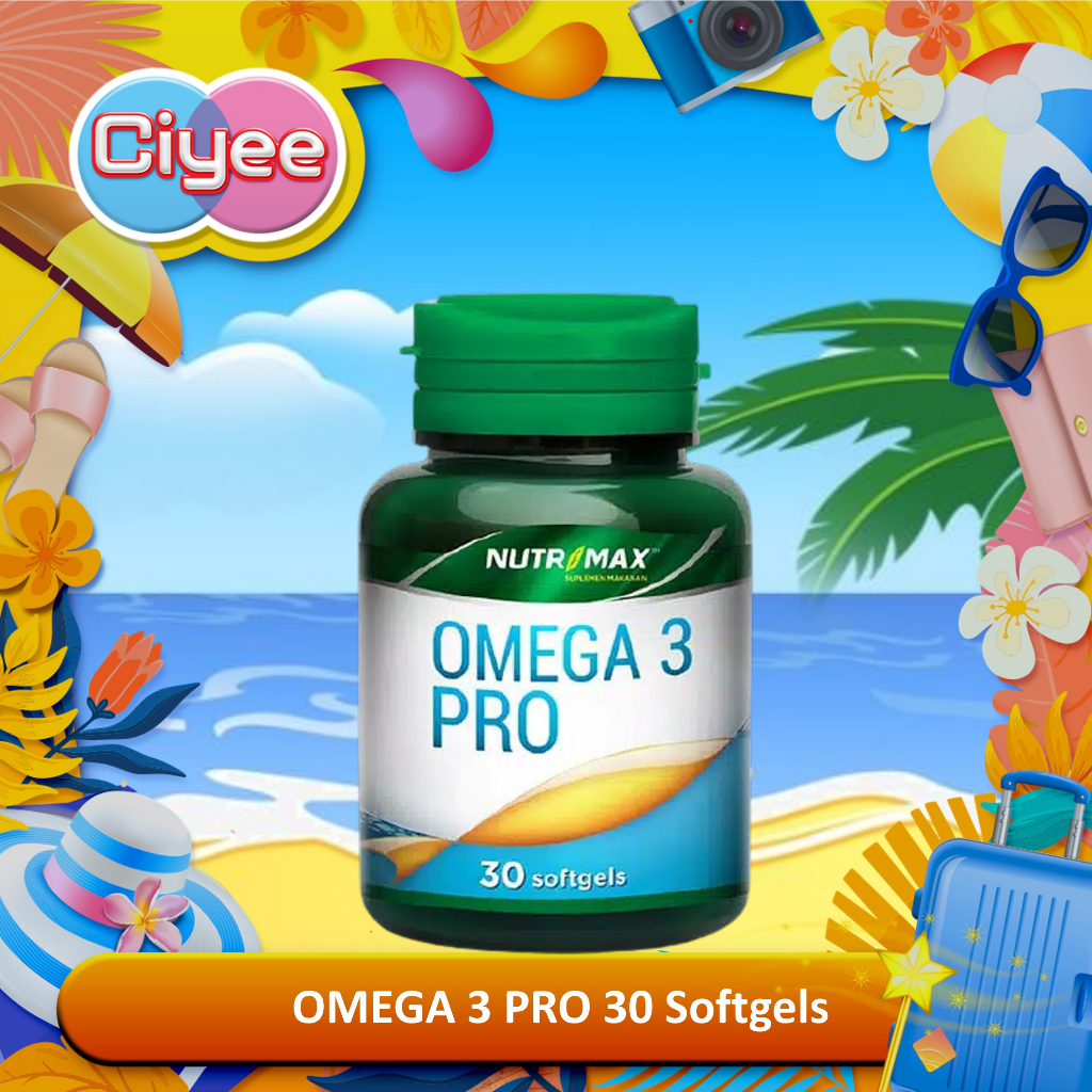 Jual Nutrimax Omega 3 Pro With Vitamin E Isi 30 Tablet | Omega3 | CIYE ...