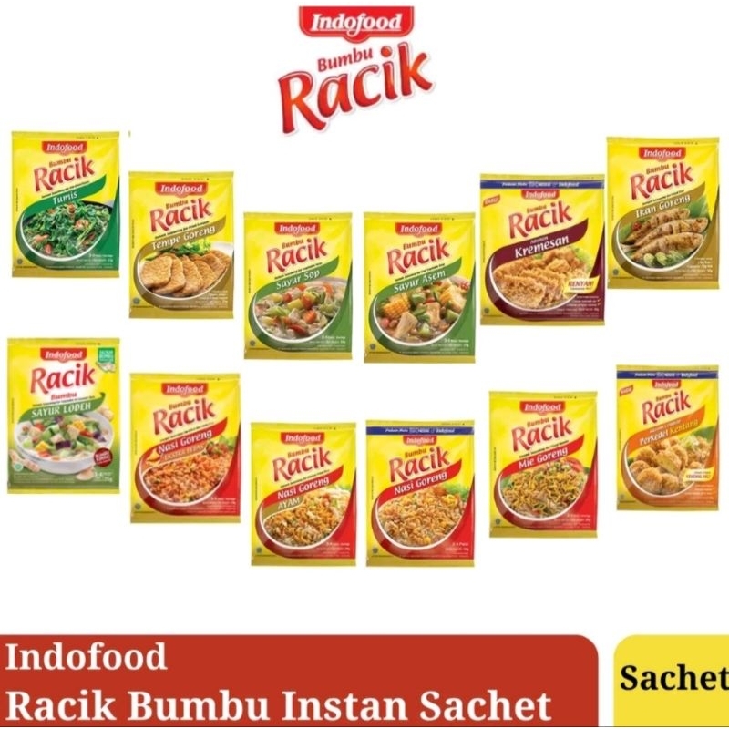 Jual Bumbu Racik Instan Indofood 1 Renceng Isi 10 Sachet | Shopee Indonesia