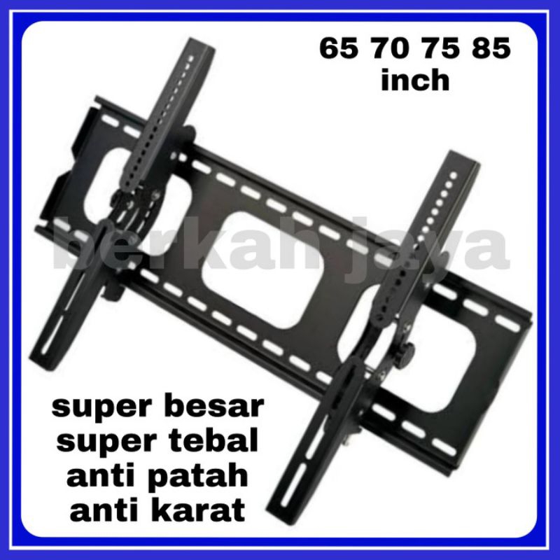 Jual Bracket Tv Led Lcd Plasma Inch Tebal Mili Bisa Nunduk Dongak